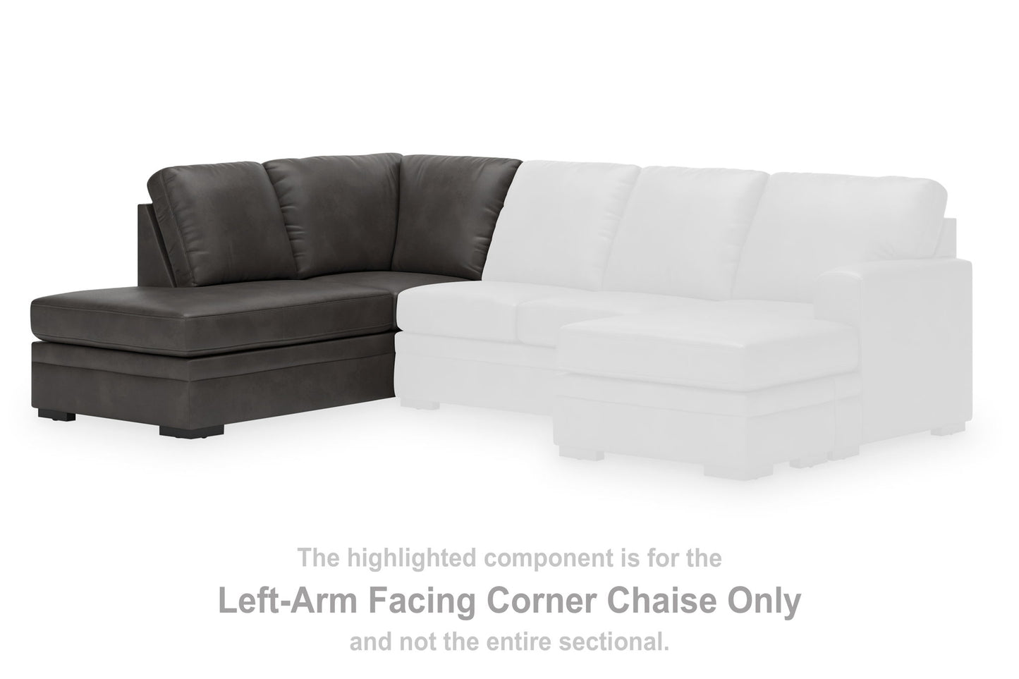 Lofton-Pike - LAF Corner Chaise - Shadow
