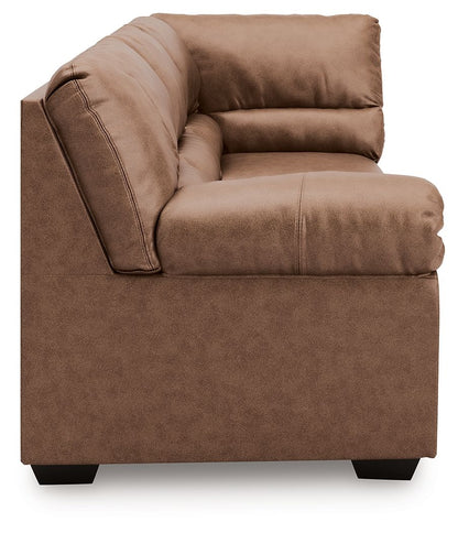 WillowBend - LAF Sofa With Corner Wedge - Caramel