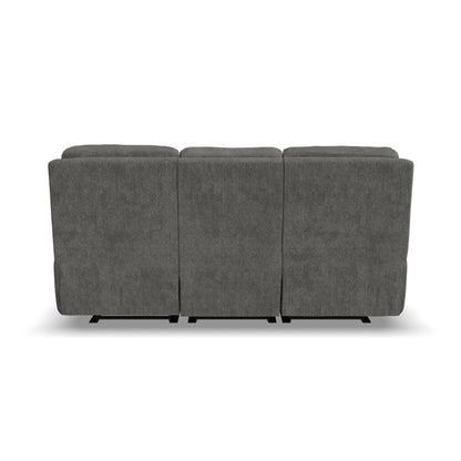 Penn - Fabric Power Reclining Sofa With Power Headrests & Lumbar