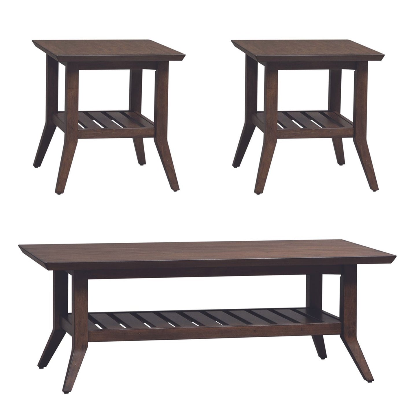 Ventura Blvd - 3 Piece Table Set - Dark Brown