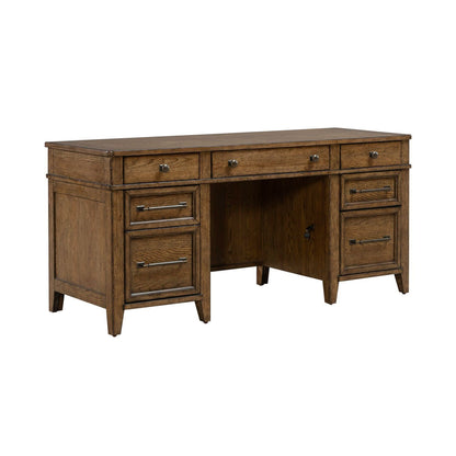 Carolina Park - Jr Executive Credenza - Brown