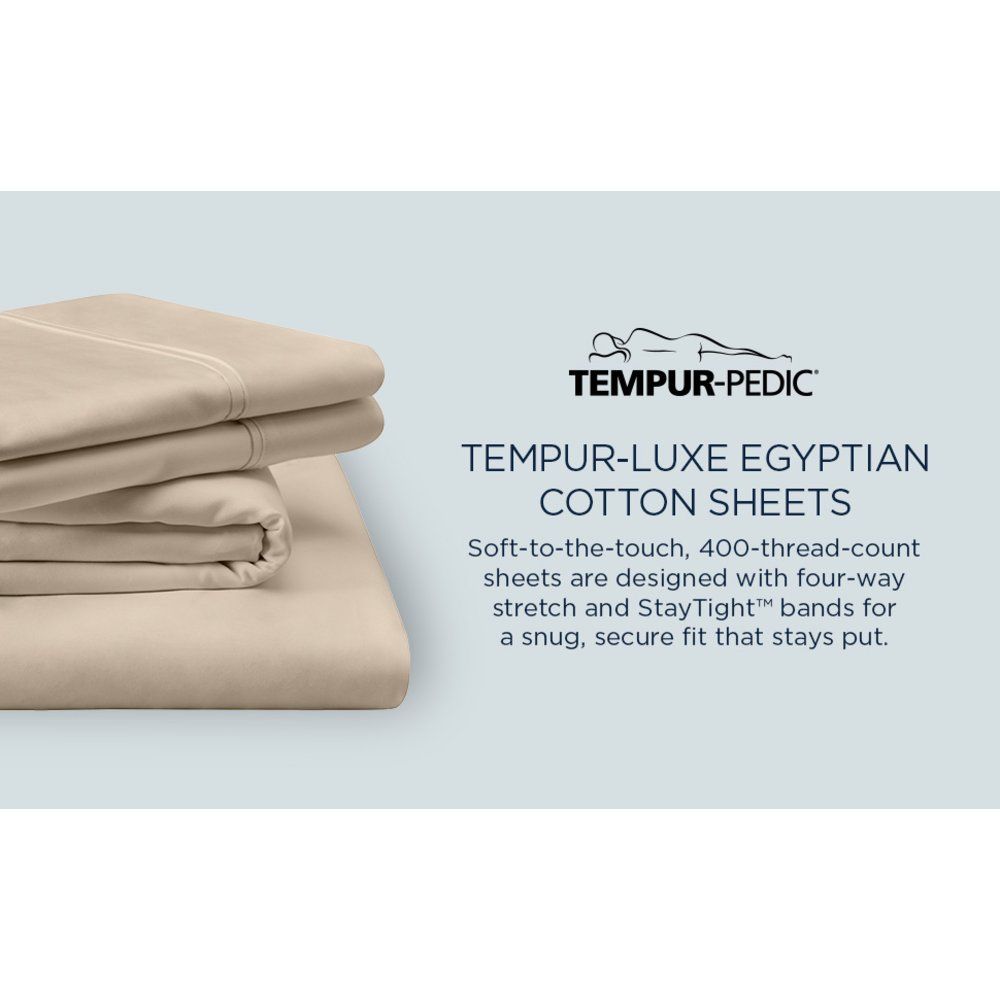 Linens - Tempur Luxe Egyptian Cotton Sheet Set - Sleepy Blue