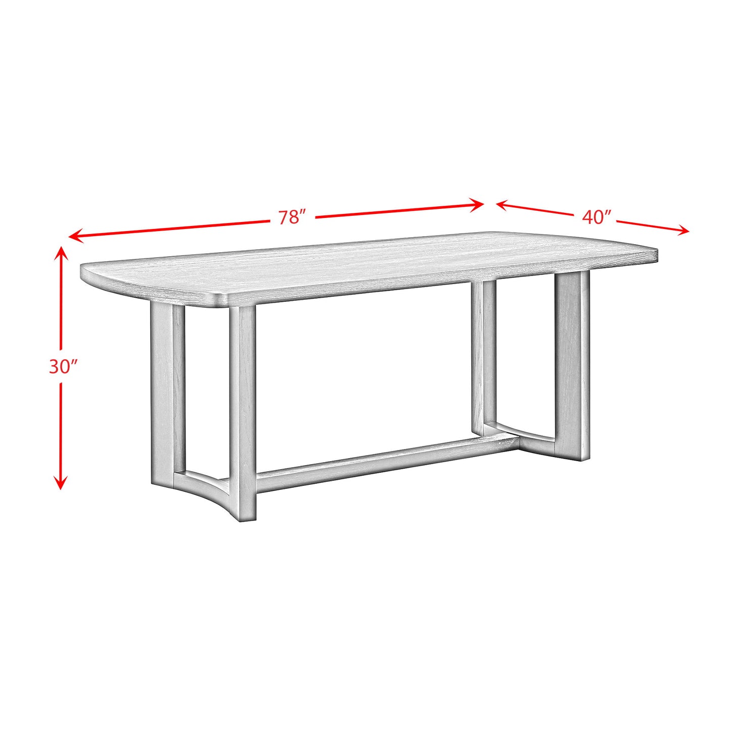 Portland - Rectangular Dining Table