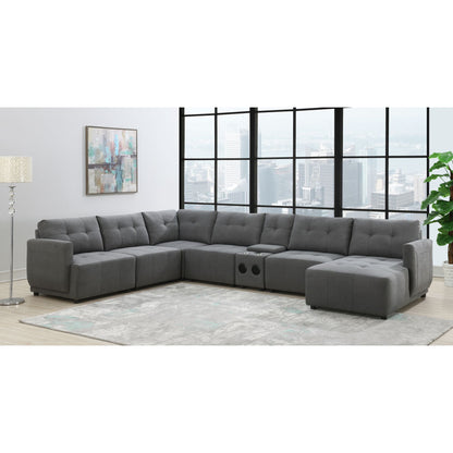 Armani - Modular Console With USB Charger, No Pillow (Ista3 Packaging) - Columbia Charcoal