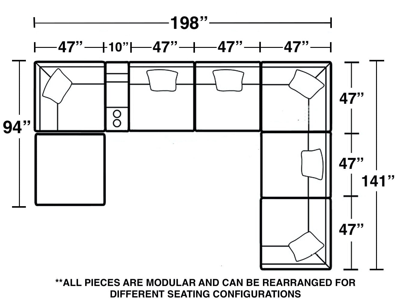 Posh - Modular Sectional