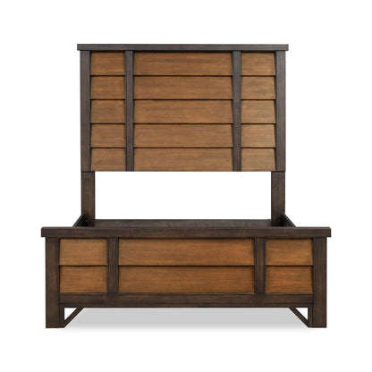 Lake House - Complete Horizontal Slat Panel Bed