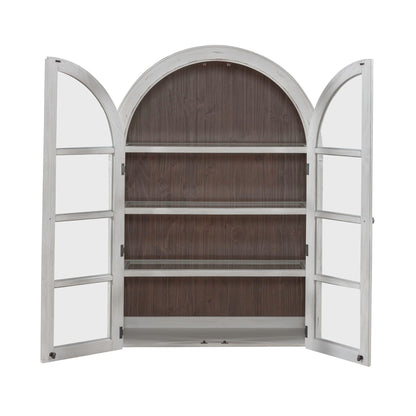 River Place - Curio Hutch - White