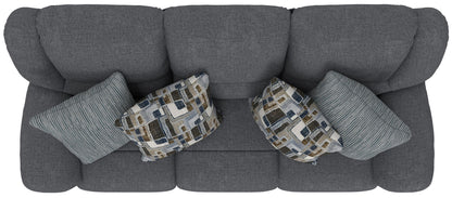 Trifecta - Sofa With 3 Recliners and Drop Down Table