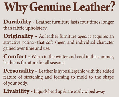 Pavia - Top Grain Italian Leather Match Ottoman - Cocoa