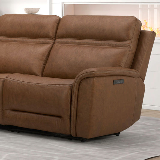 Cooper - R Arm Recliner P3 & ZG - Camel - Brown