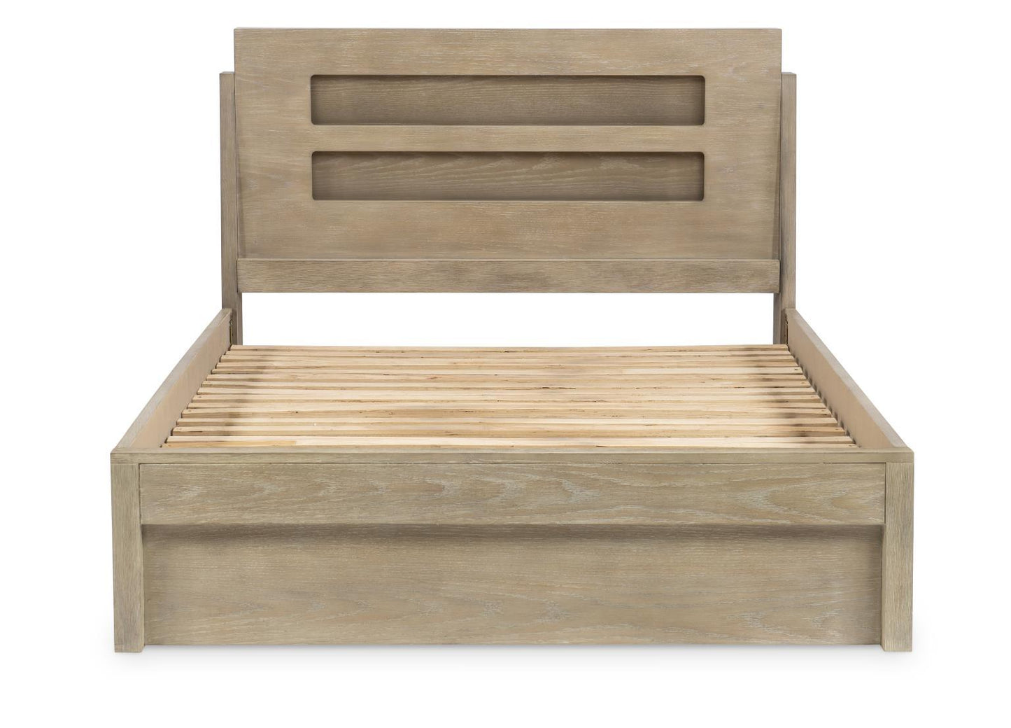 District - Panel Headboard Full - Weathered Oak