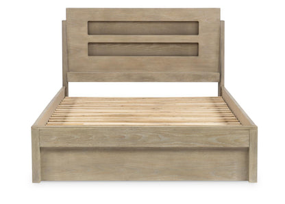 District - Panel Headboard Full - Weathered Oak