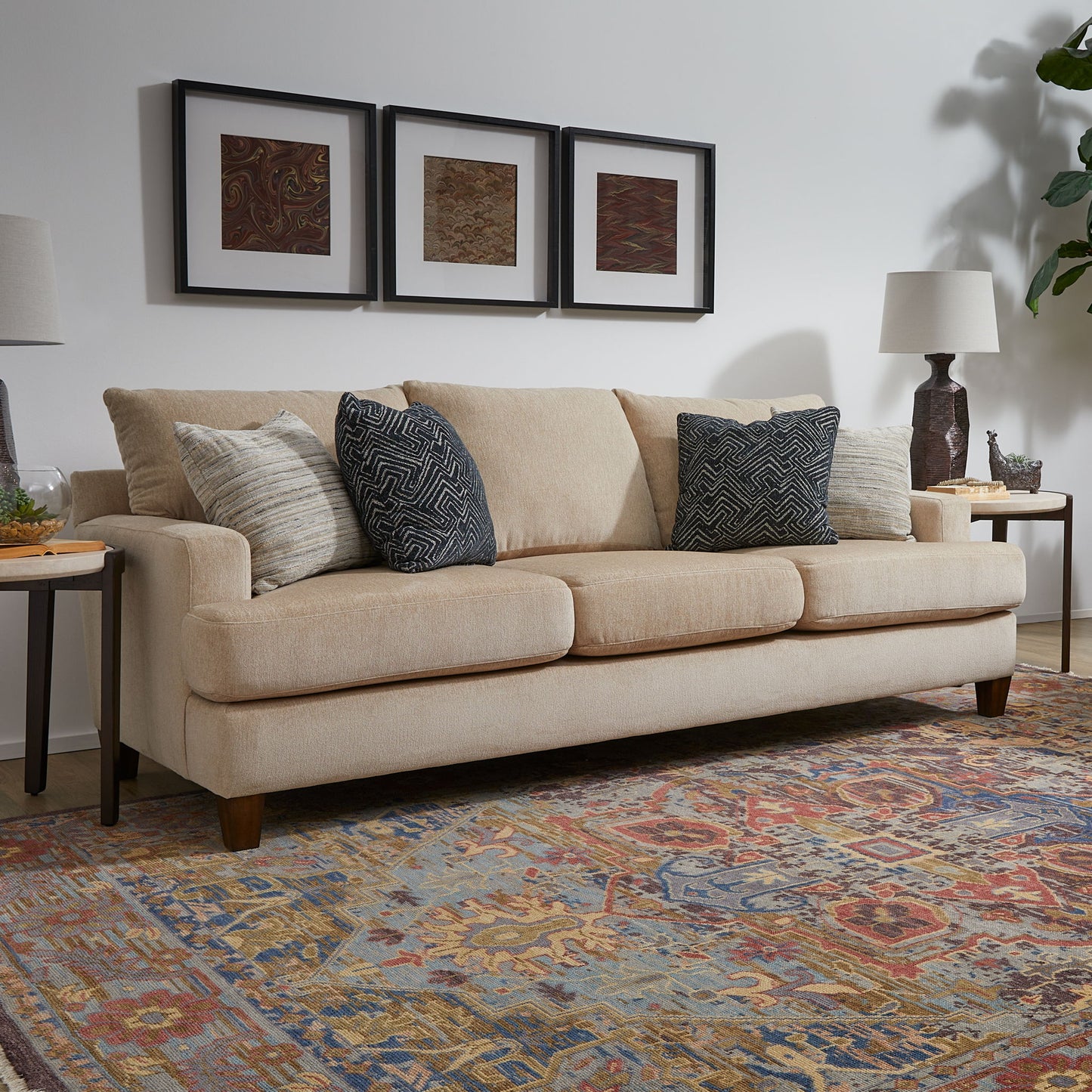 Cole - Fabric Stationary Sofa