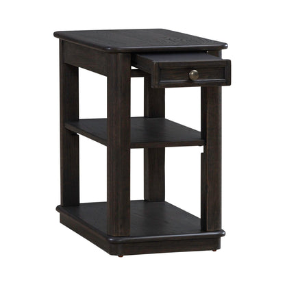 Wallace - Chair Side Table - Brown