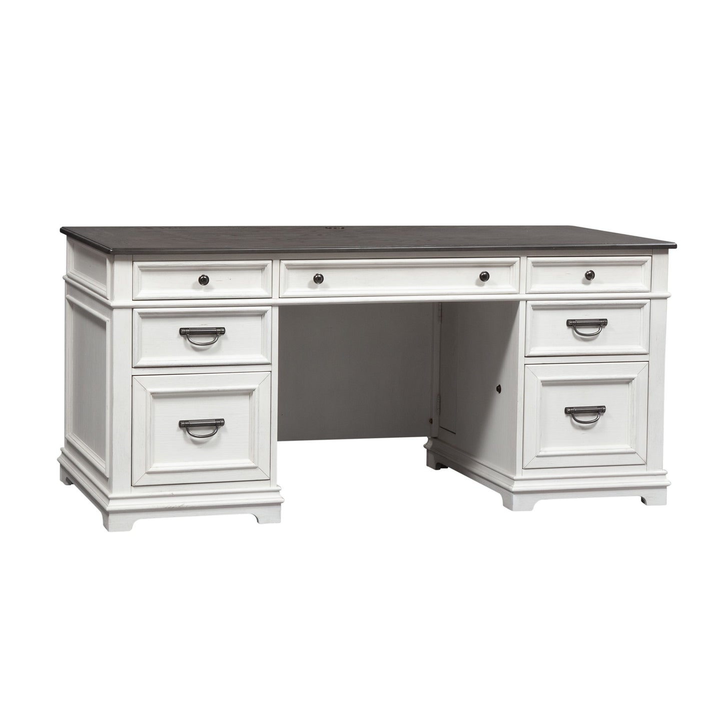 Allyson Park - Jr Executive Desk Top - White