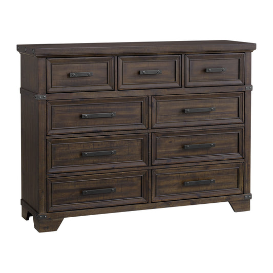 Colorado City - 9-Drawer Dresser - Charcoal
