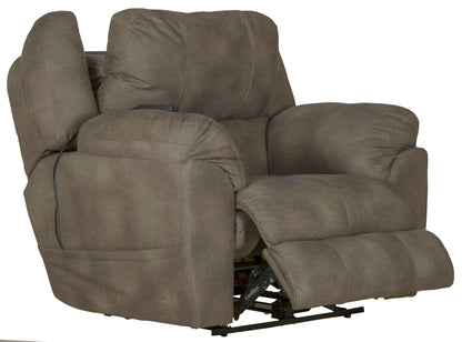 Flynn - Power Lay Flat Recliner With Power Adjustable Headrest & Lumbar And Dual Heat & Massage - Fig