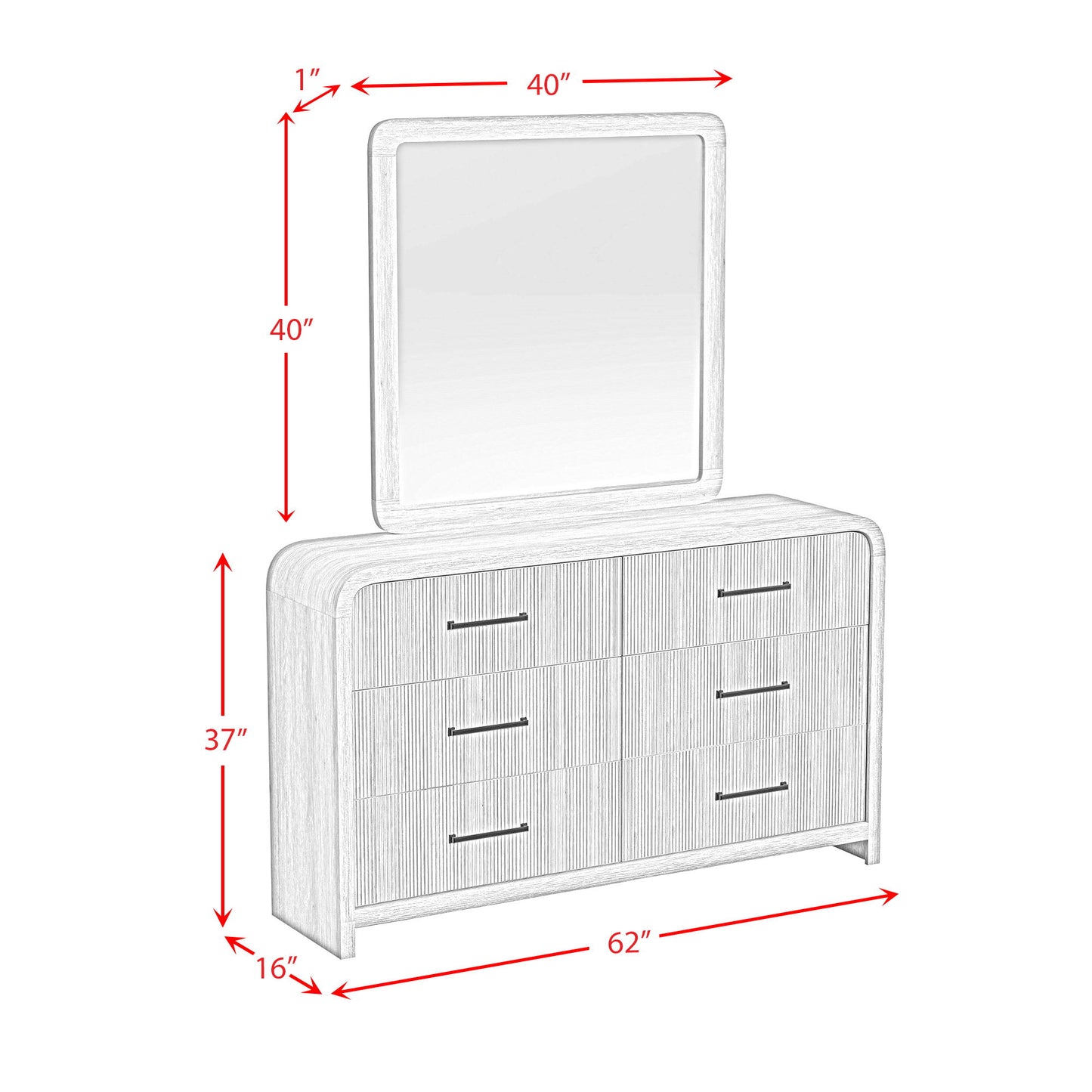 Ridgemont - 6-Drawer Dresser