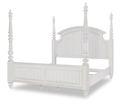 Cottage Park - Poster Panel Headboard King / California King - Aged White