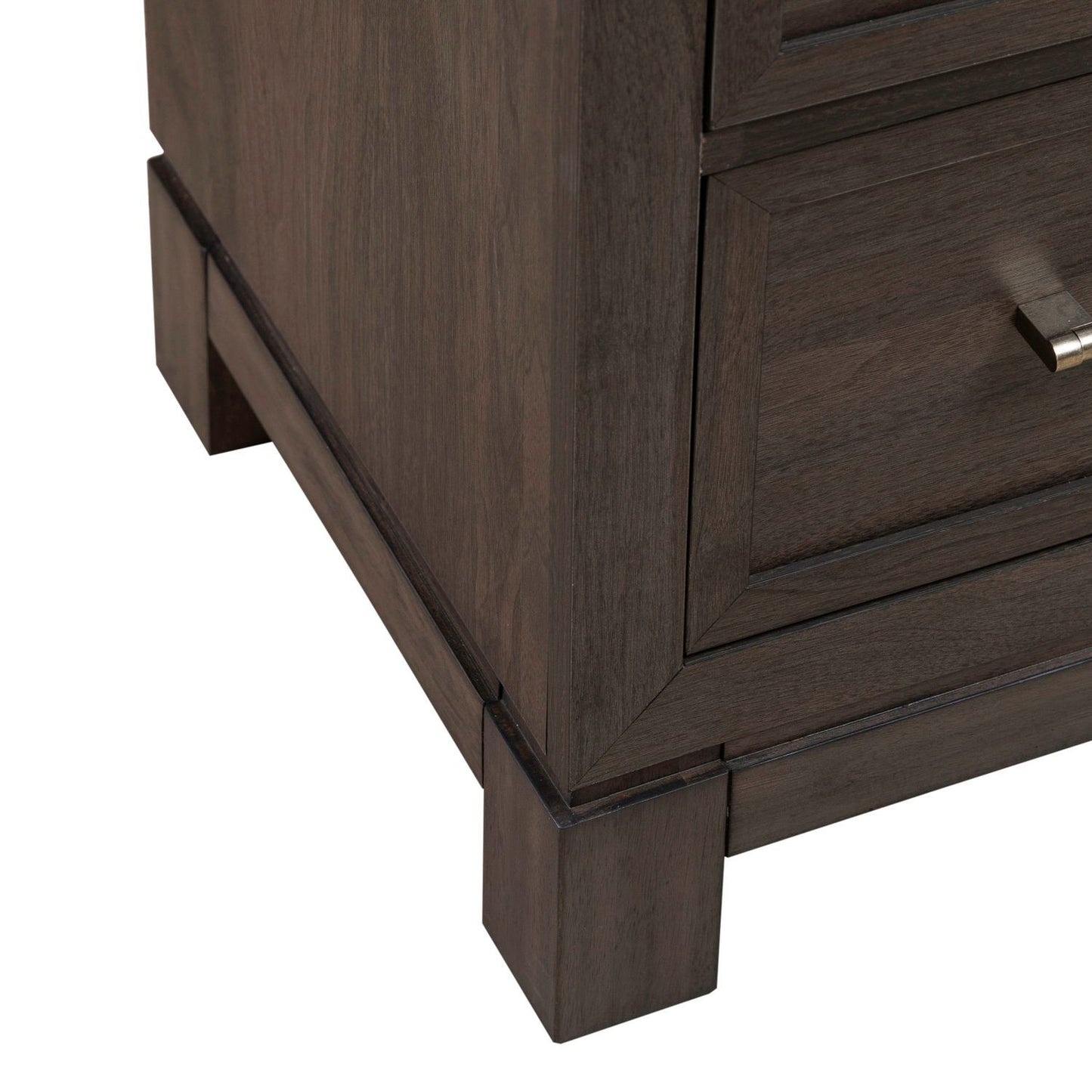 Modern Edge - Dresser & Mirror - Brown