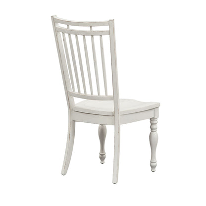 Magnolia Manor - Spindle Back Side Chair - White