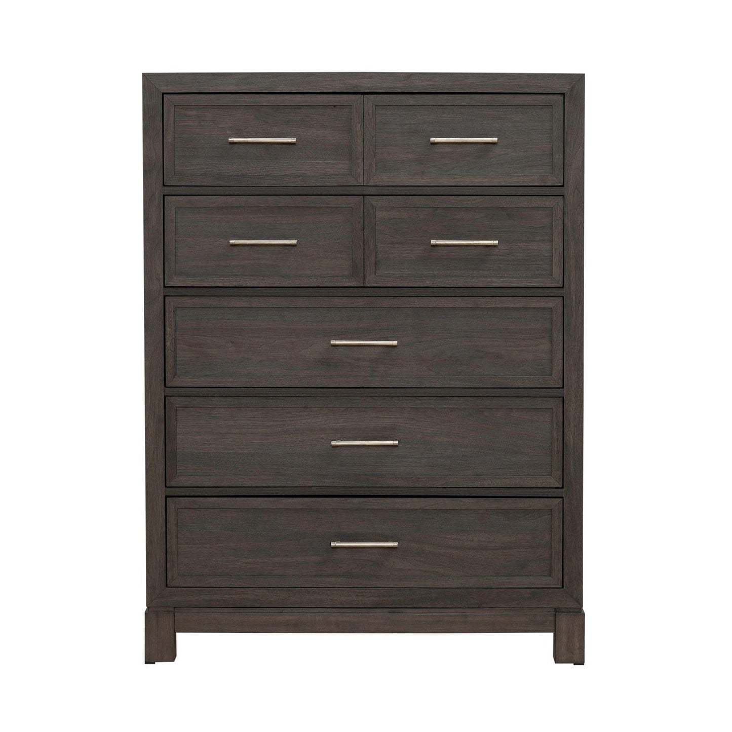 Modern Edge - 5 Drawer Chest - Brown