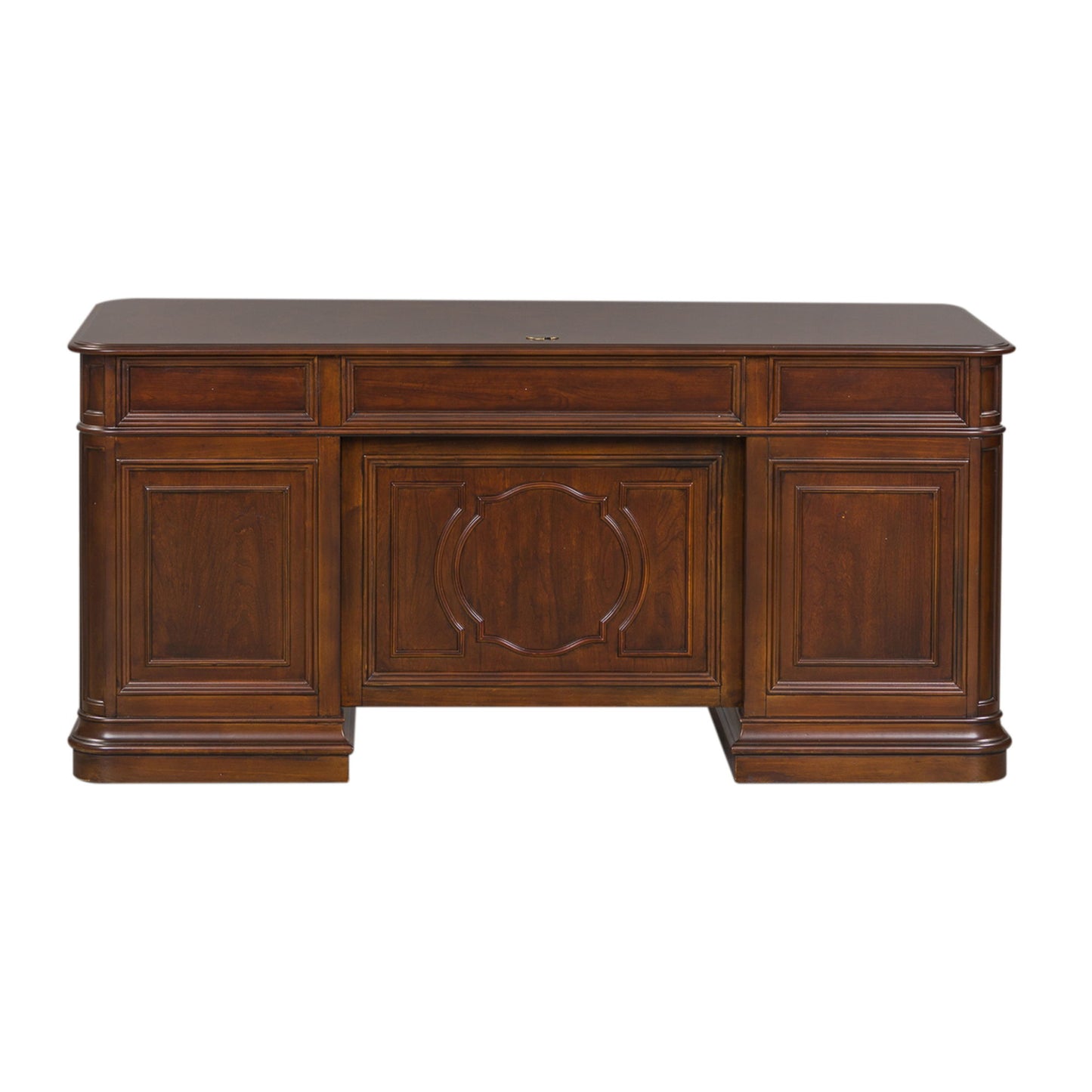 Brayton Manor - Jr Executive Desk Top - Dark Brown