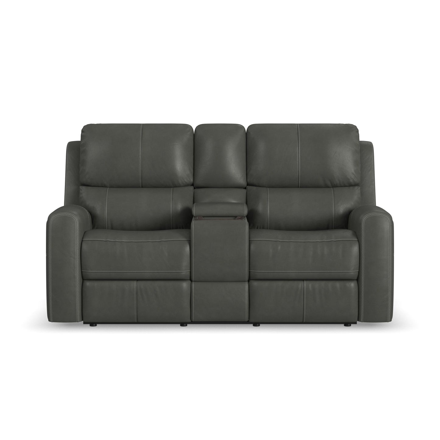 Linden - Power Reclining Loveseat With Console & Power Headrests & Lumbar