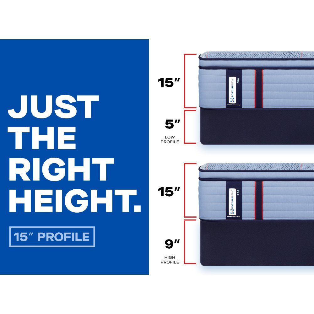 Posturepedic Pro - Dupont II Euro Pillow Top Medium Mattress