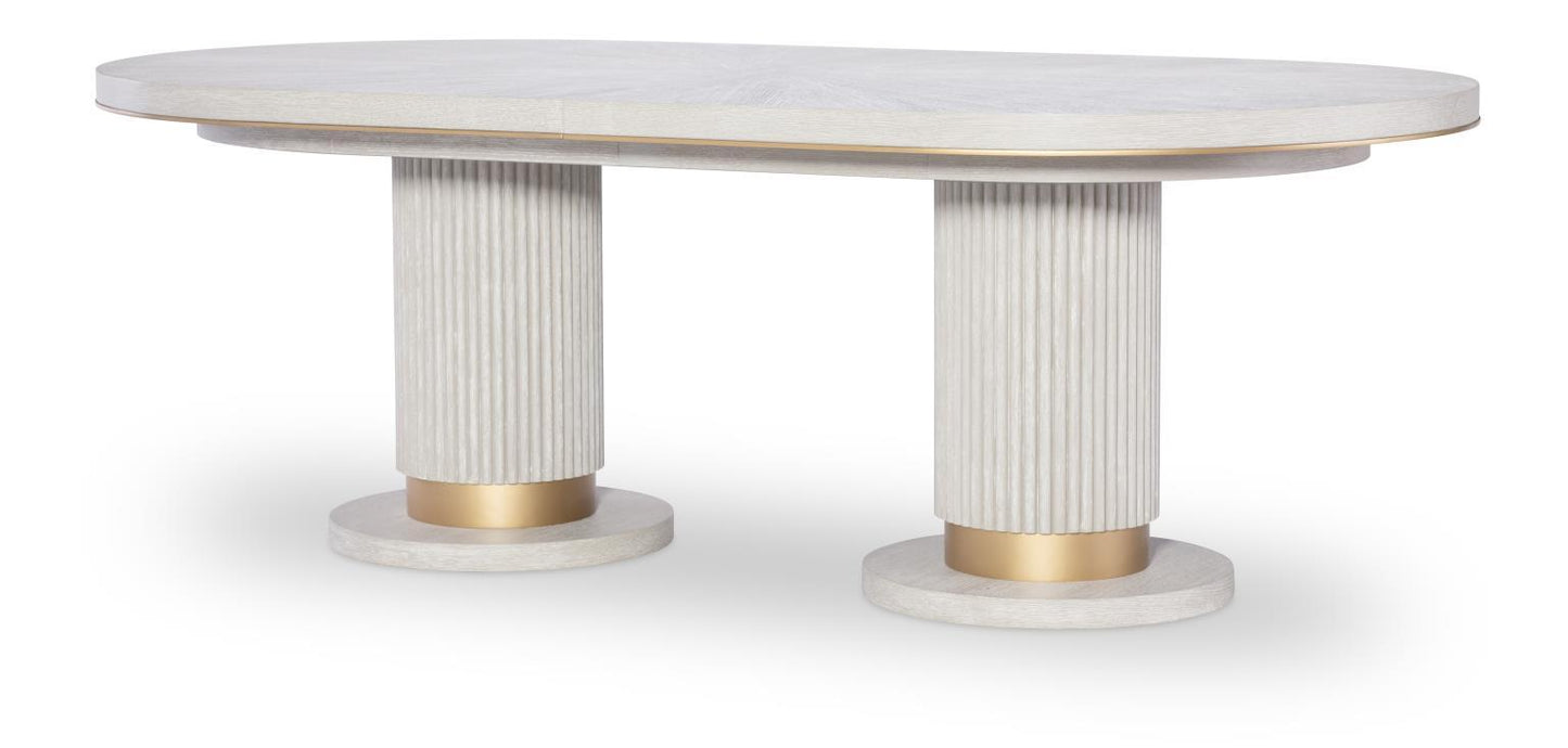 Miramar - Oval Dining Table Top - Oyster