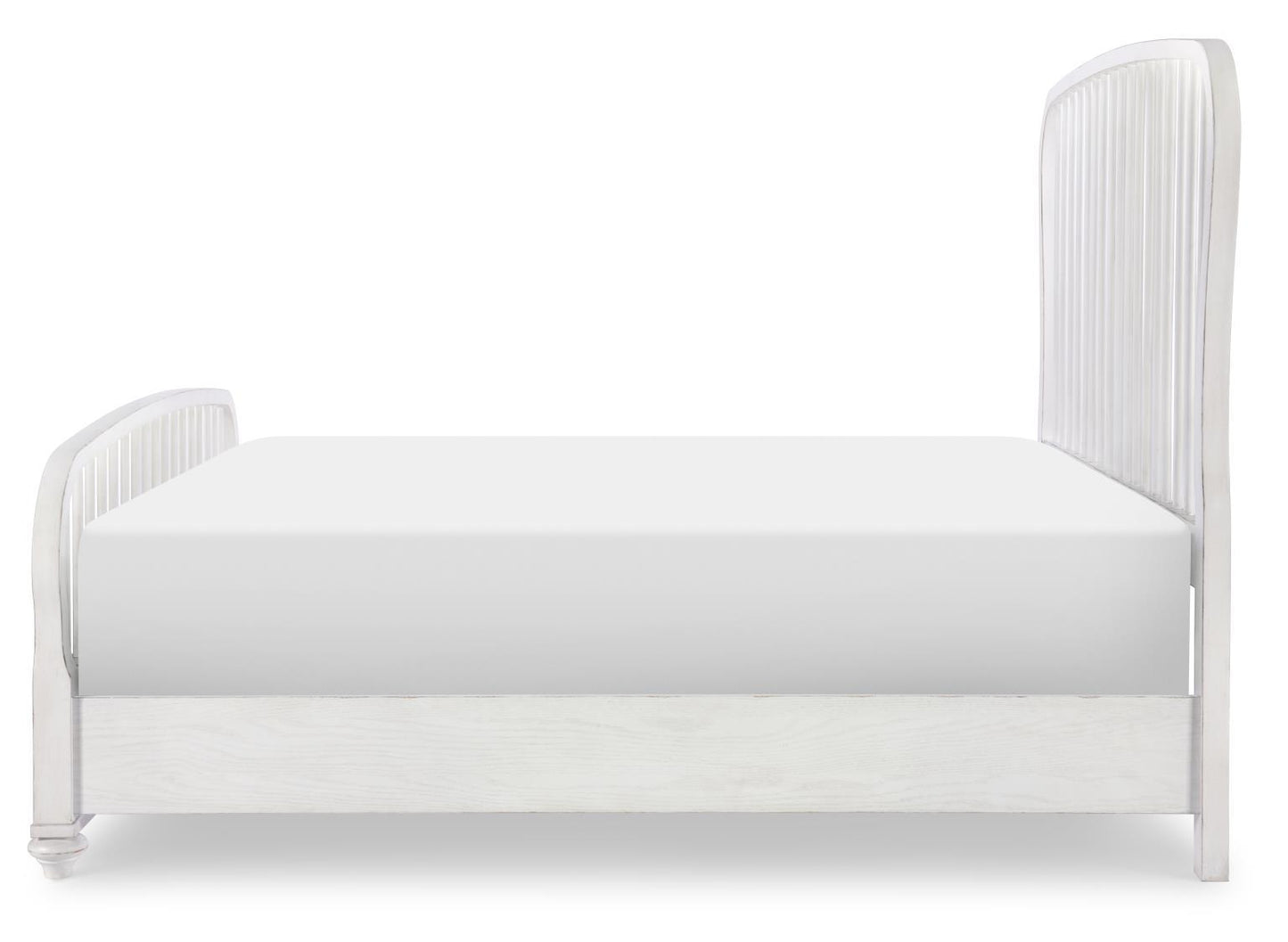 Cottage Park - Spindle Headboard King / California King - Aged White