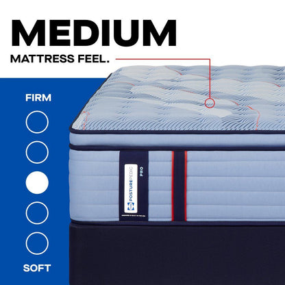 Posturepedic Pro - Dupont II Euro Pillow Top Medium Mattress