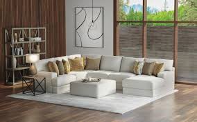 Tori - Sectional With Comfort Coil Seating, Cocktail Ottoman And Accent Pillows Included