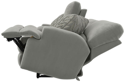 Renaldo - Power Console Loveseat With Zero Gravity Recline - Stone