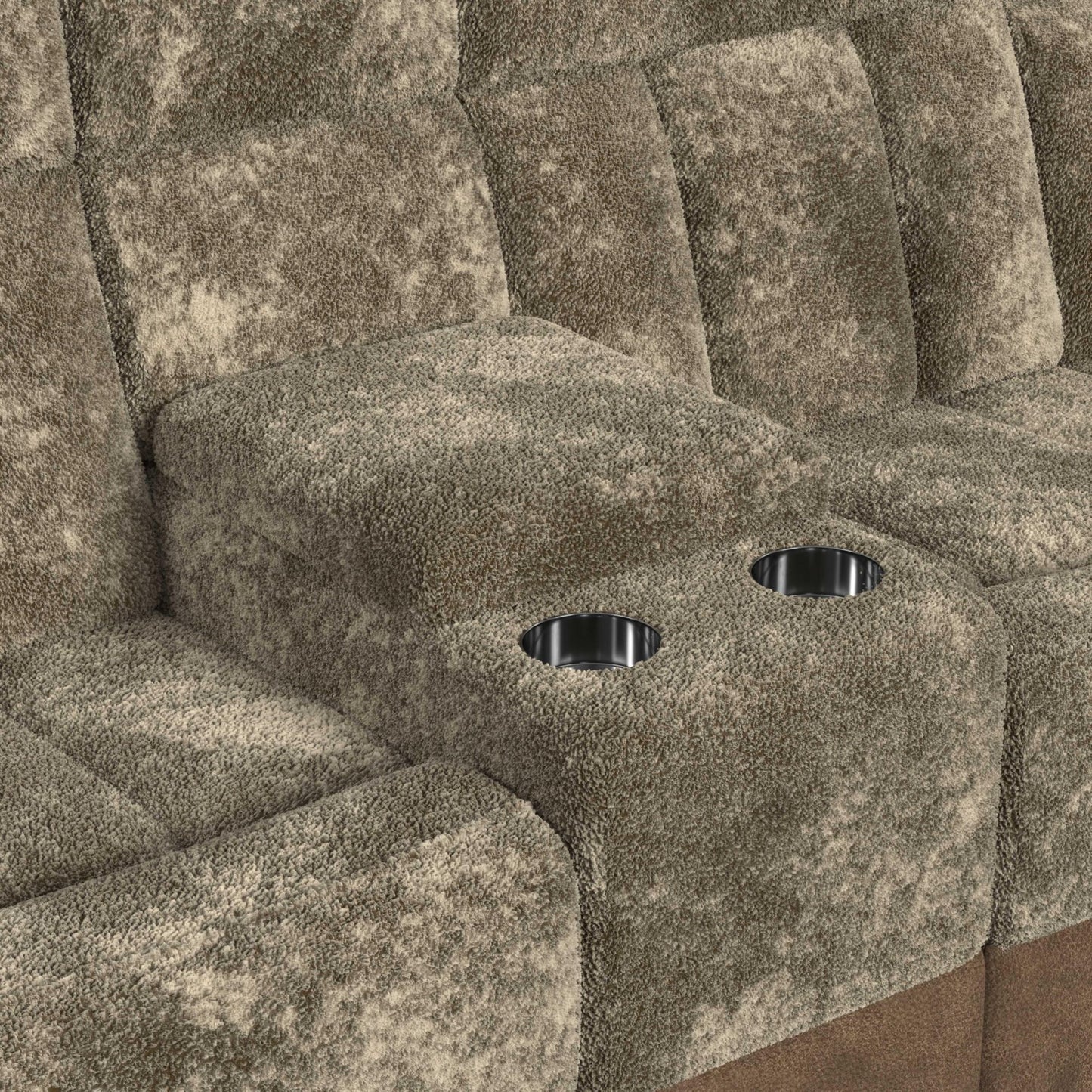 Santorini - Armless Chair - Dillon / Shire Cappuccino