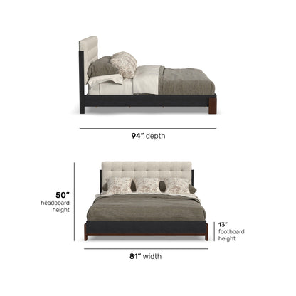 Waterfall - Upholstered Bed