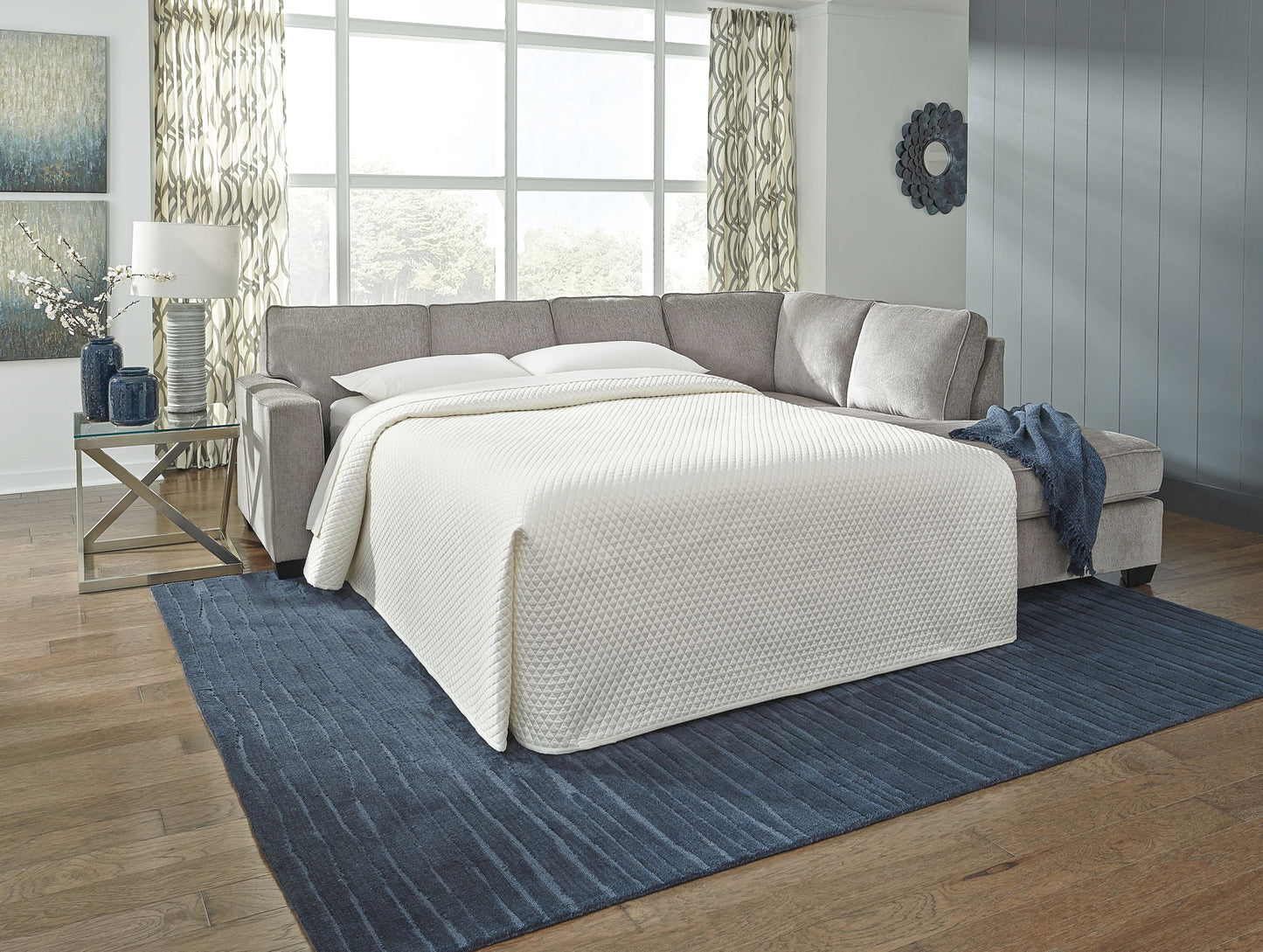 Altari - Laf Full Sofa Sleeper - Alloy