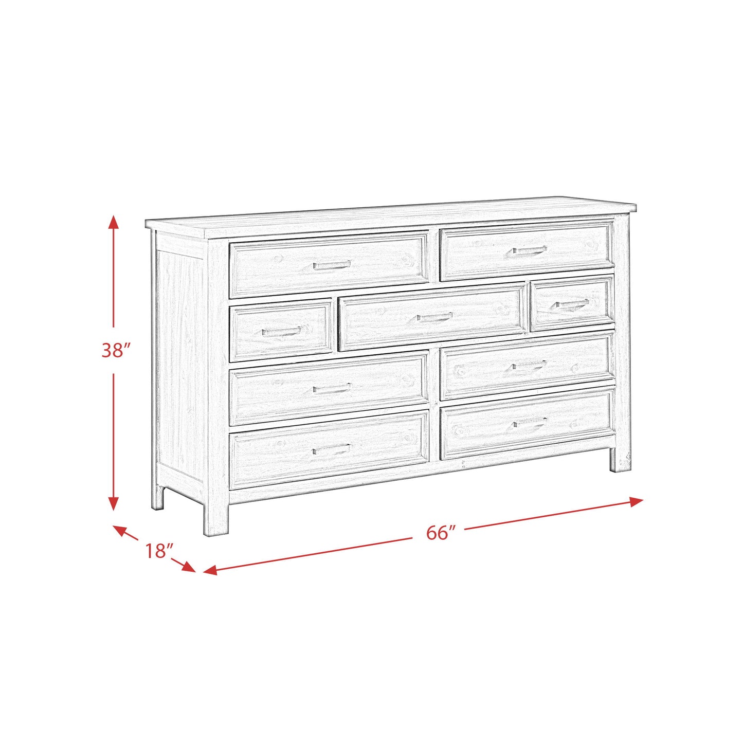 Sullivan - 9-Drawer Dresser