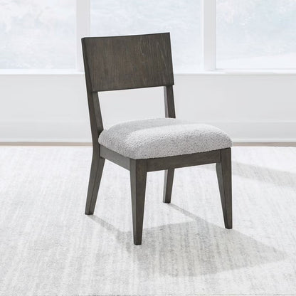 Cascade Falls - Panel Back Side Chair - Satin Espresso