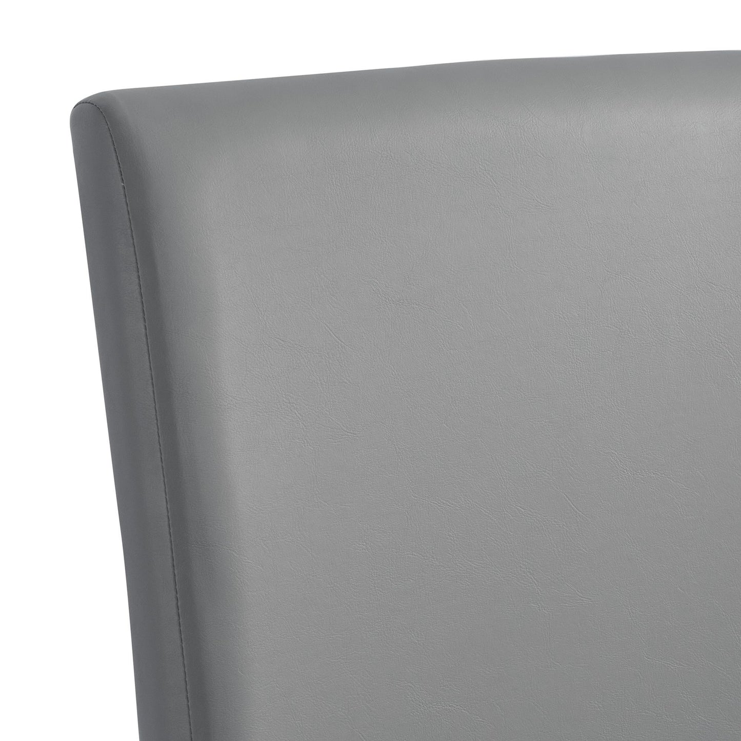 Ambridge - 5 Piece Round Dining Set With Faux Marble Top - Brushed Gray