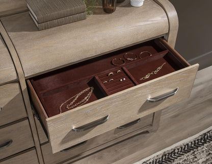 Flow - 6 Drawer Dresser - Sandstone