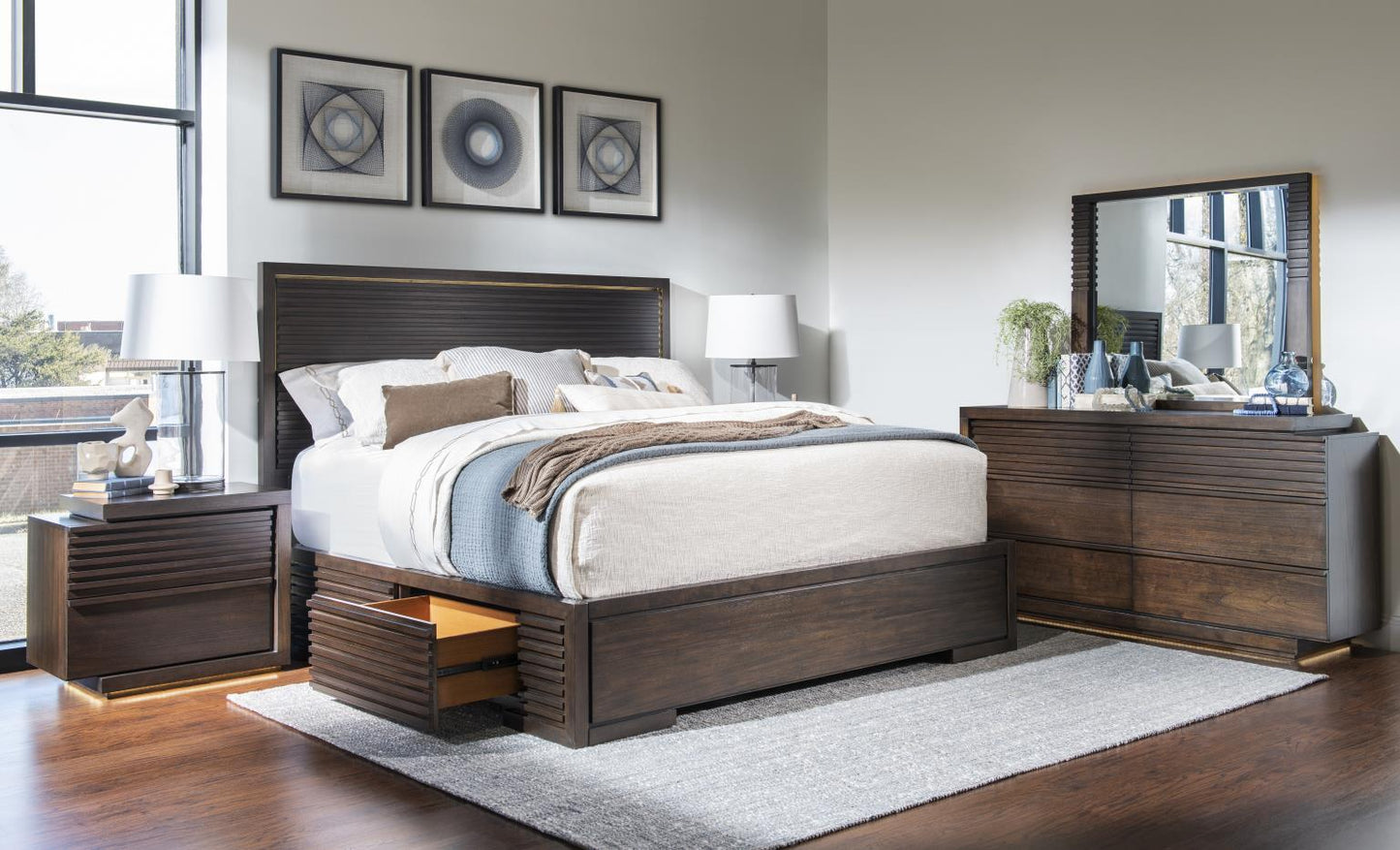 Architect - Complete Panel Bed With 2 Side Storage