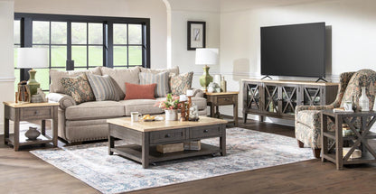 XXX's And OOO's - Cocktail Table - Two Tone