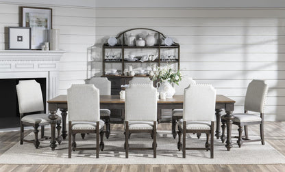 Kingston - Upholstered Side Chair (Set of 2) - Sandalwood Brown / Dark Sable