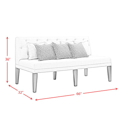 Maddox - Sofa With Seven Pillows - Beige
