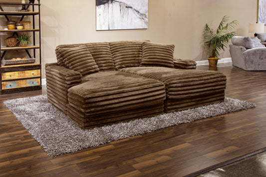 Comfrey - RSF Chaise - Chocolate