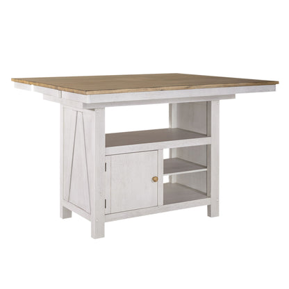Lindsey Farm - Kitchen Island Top - Weathered White & Sandstone