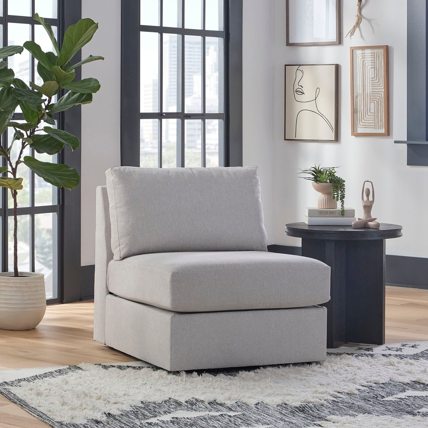 Flex - Fabric Armless Chair