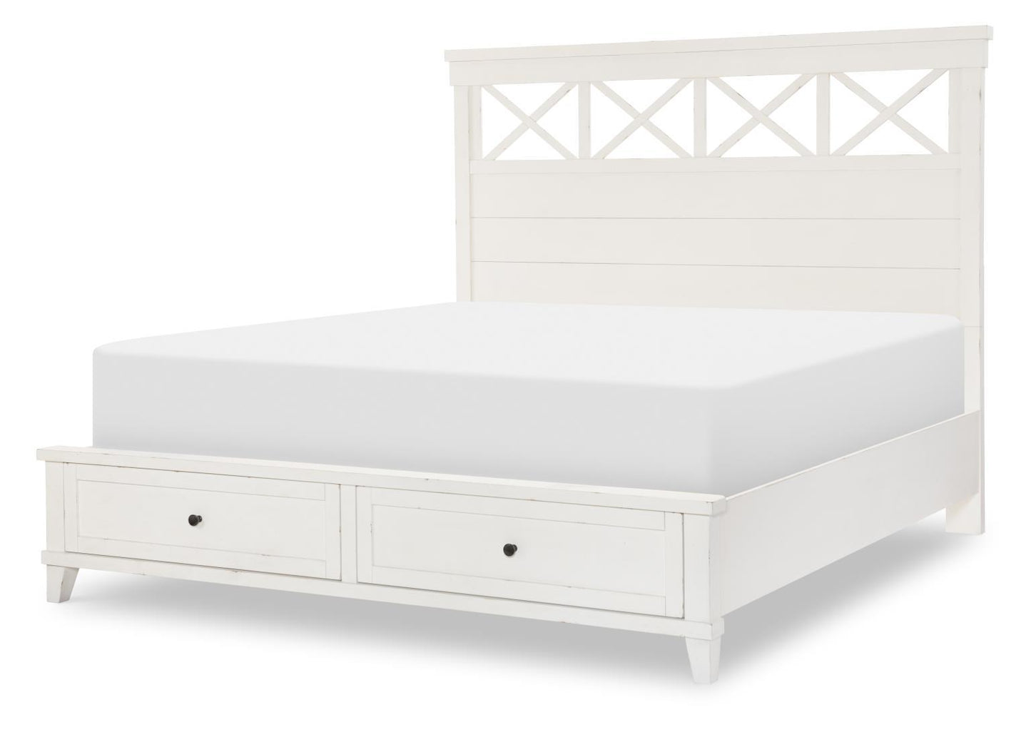XXX's And OOO's - Queen Storage Footboard - Cotton