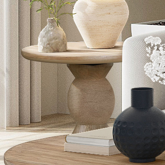 Briarcrest - Round End Table Top - Tobacco